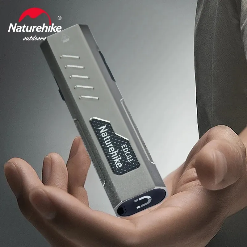 NATUREHIKE EDC01: Ultrajasna i ładowalna latarka, idealna na wędrówki